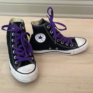 High top black converse